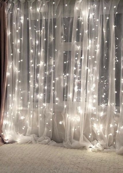 Светодиодная Гирлянда штора 3х3 м USB, 300 LED, холодный белый с пультом shtora3x3_h фото