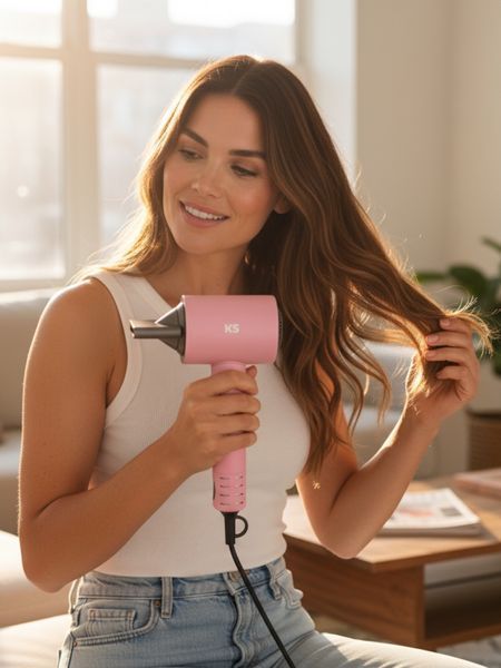 Фен для волосся Hair Dryer KS Airpo Синій 1600 вт з 4 режимами роботи ks1_blue фото