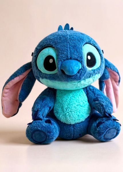 М'яка плюшева іграшка Стич синій 35 см stitch35 фото